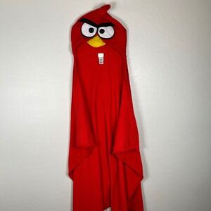 Angry Birds Red Bird Hooded Blanket Kids Plush Character 40x55‎